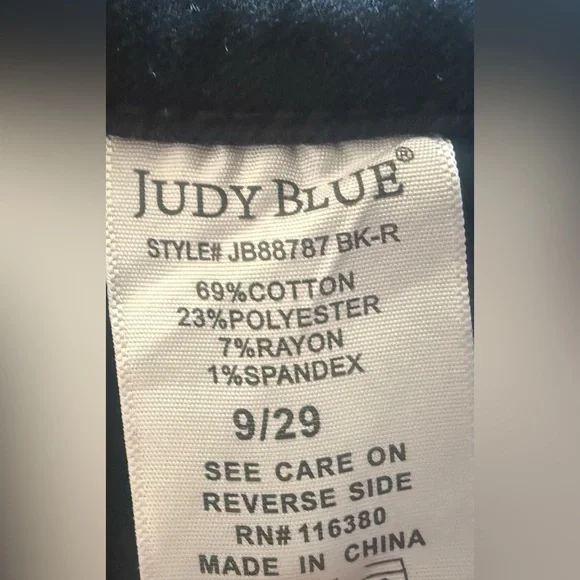 Judy Blue Faded Black Bootcut Jeans Size 9/29 - Picture 3 of 4